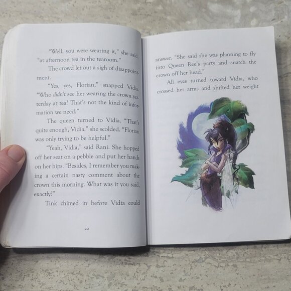 #354 Disney Fairies Vidia and The Fairy Crown Book - Picture 4 of 7